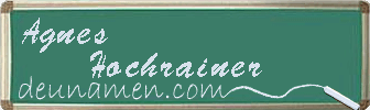 Agnes Hochrainer Visitenkarte